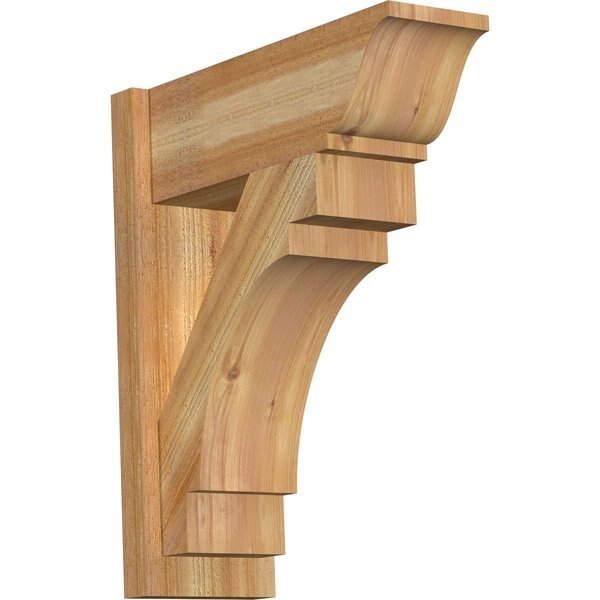 Merced Rough Sawn Traditional Outlooker, Western Red Cedar, 8